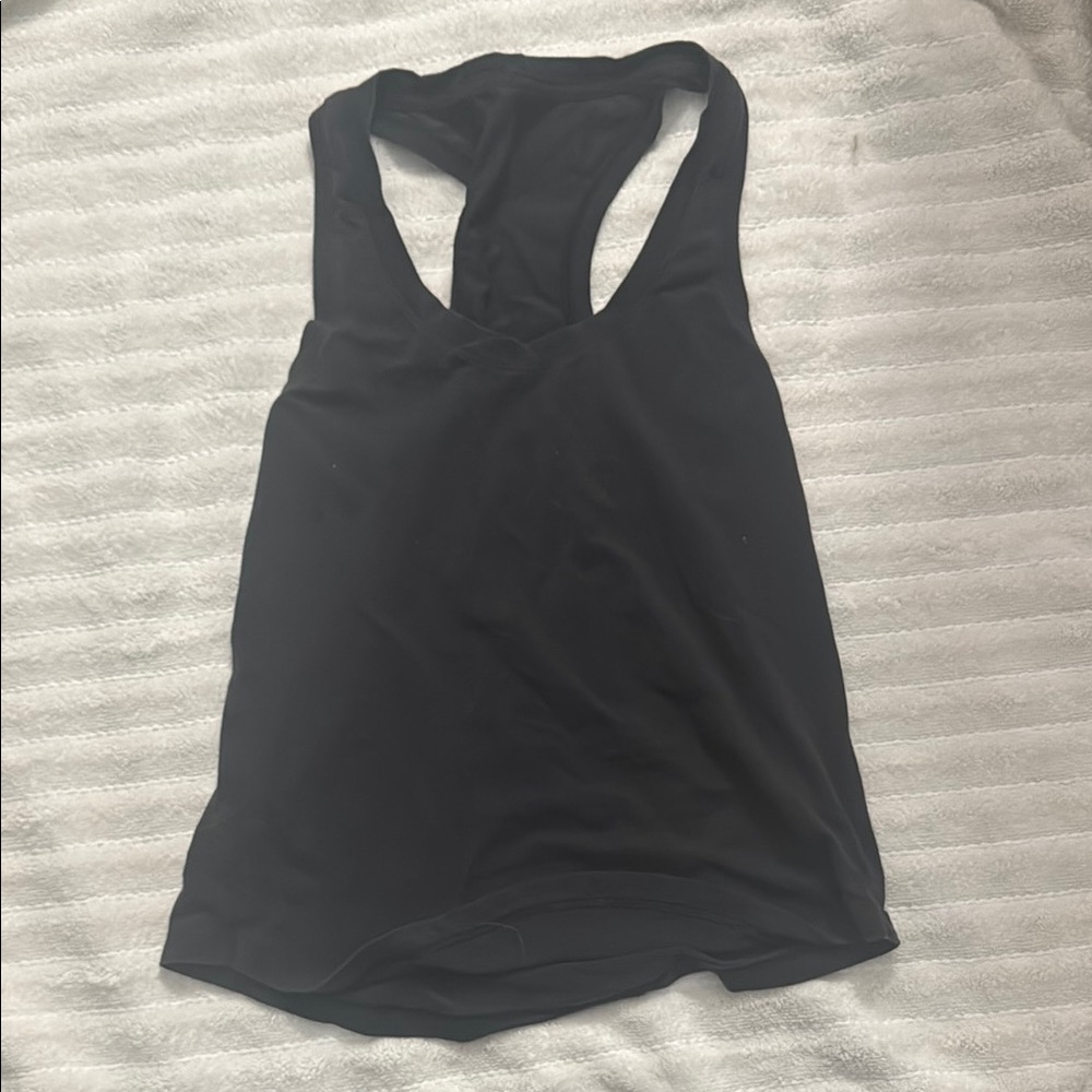Women's Black Racerback Tank Top